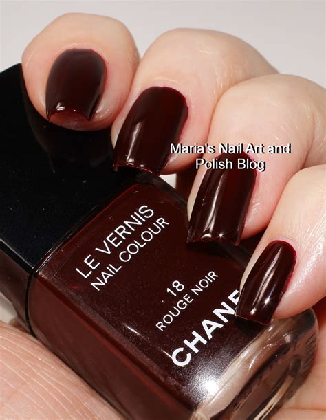 chanel rouge noir nail polish 2015